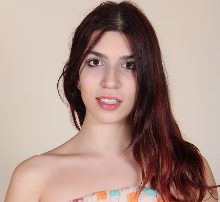 Tecla: One of the models you may select for your custom foot fetish video